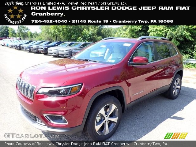2020 Jeep Cherokee Limited 4x4 in Velvet Red Pearl