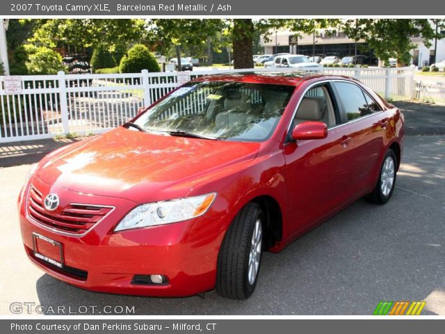 2007 Toyota Camry XLE in Barcelona Red Metallic