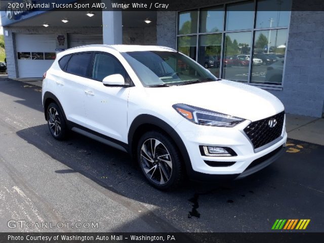 2020 Hyundai Tucson Sport AWD in Winter White