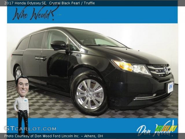 2017 Honda Odyssey SE in Crystal Black Pearl