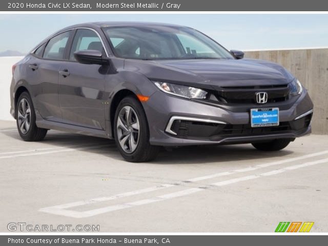 2020 Honda Civic LX Sedan in Modern Steel Metallic