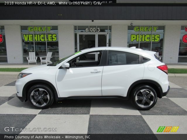 2018 Honda HR-V EX-L AWD in White Orchid Pearl