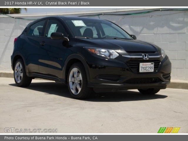 2017 Honda HR-V LX in Crystal Black Pearl