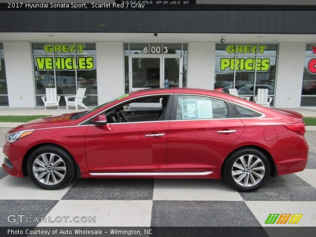 2017 Hyundai Sonata Sport in Scarlet Red