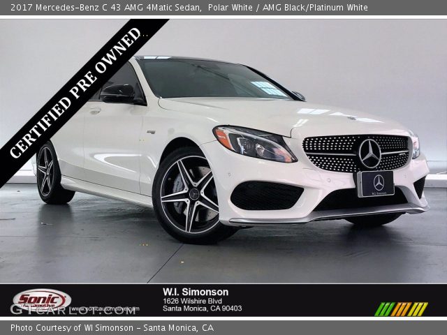 2017 Mercedes-Benz C 43 AMG 4Matic Sedan in Polar White