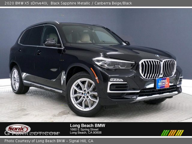 2020 BMW X5 sDrive40i in Black Sapphire Metallic