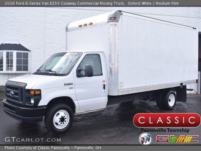 2016 Ford E-Series Van E350 Cutaway Commercial Moving Truck in Oxford White