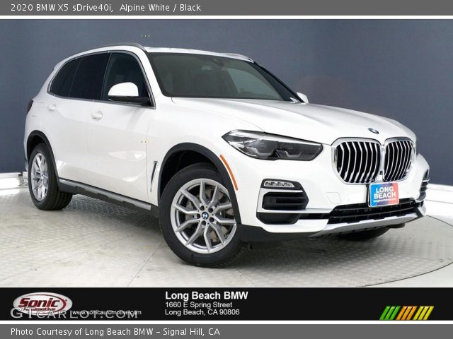 2020 BMW X5 sDrive40i in Alpine White