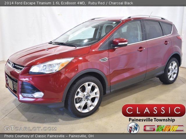 2014 Ford Escape Titanium 1.6L EcoBoost 4WD in Ruby Red