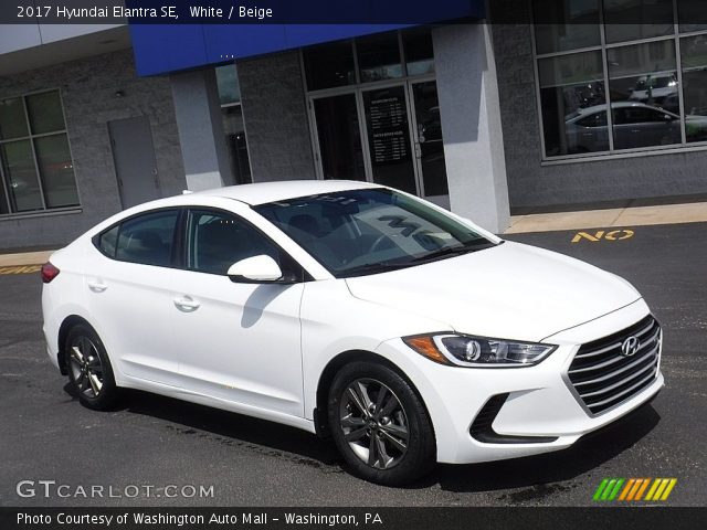 2017 Hyundai Elantra SE in White