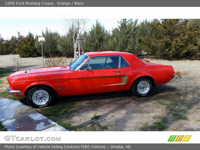 1968 Ford Mustang Coupe in Orange