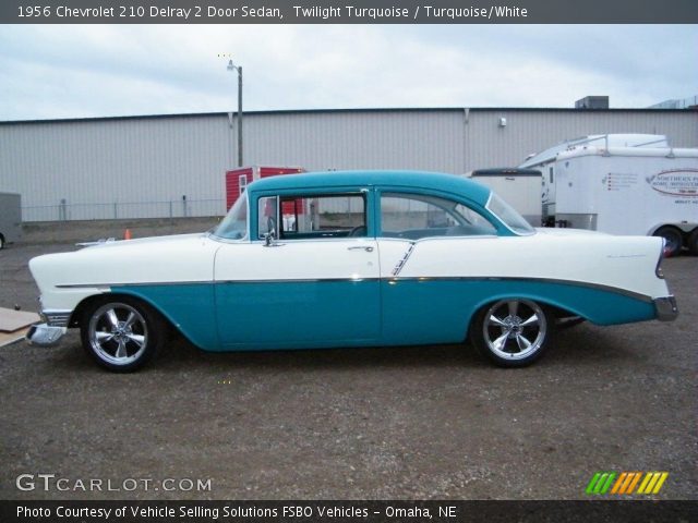 1956 Chevrolet 210 Delray 2 Door Sedan in Twilight Turquoise