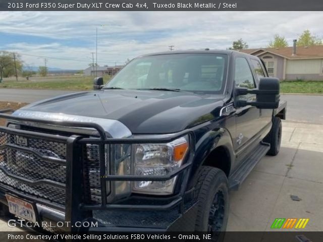 2013 Ford F350 Super Duty XLT Crew Cab 4x4 in Tuxedo Black Metallic