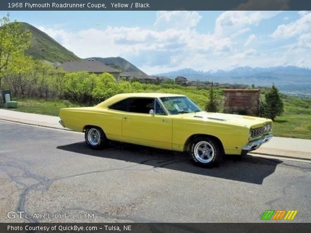 1968 Plymouth Roadrunner Coupe in Yellow