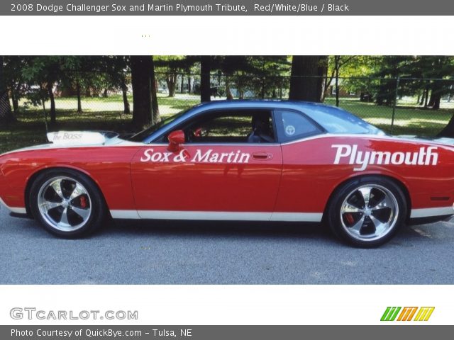 2008 Dodge Challenger Sox and Martin Plymouth Tribute in Red/White/Blue