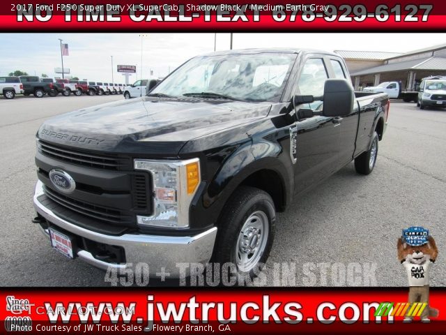 2017 Ford F250 Super Duty XL SuperCab in Shadow Black