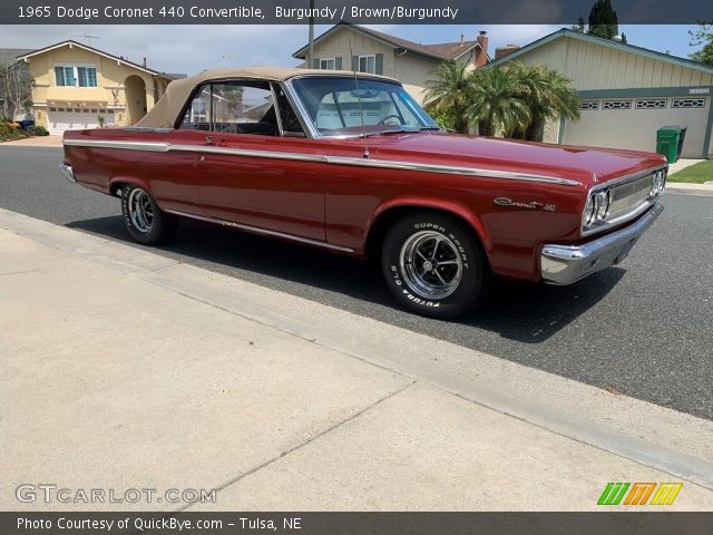 1965 Dodge Coronet 440 Convertible in Burgundy