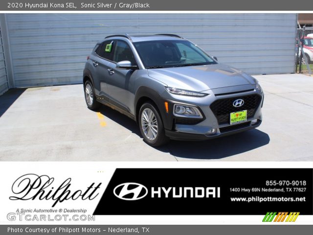 2020 Hyundai Kona SEL in Sonic Silver