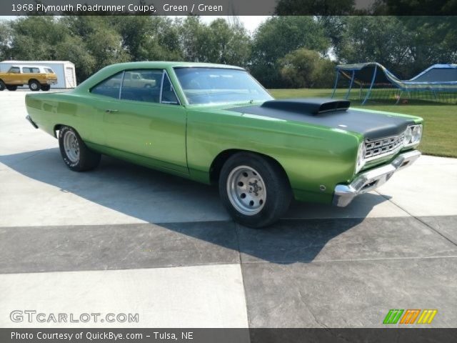 1968 Plymouth Roadrunner Coupe in Green