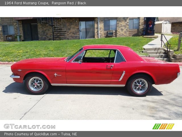 1964 Ford Mustang Coupe in Rangoon Red