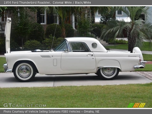 1956 Ford Thunderbird Roadster in Colonial White