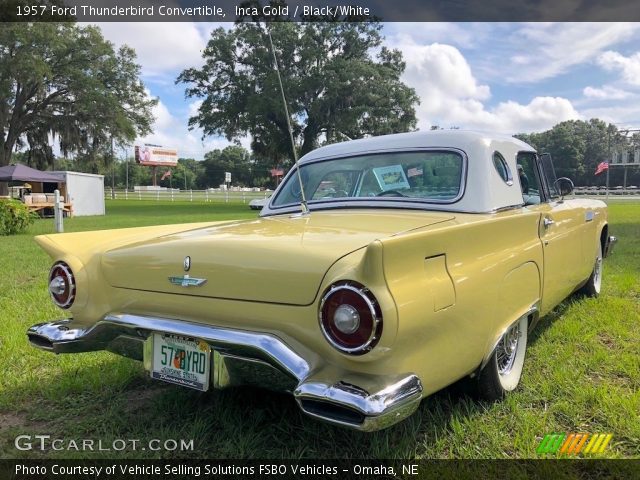 1957 Ford Thunderbird Convertible in Inca Gold
