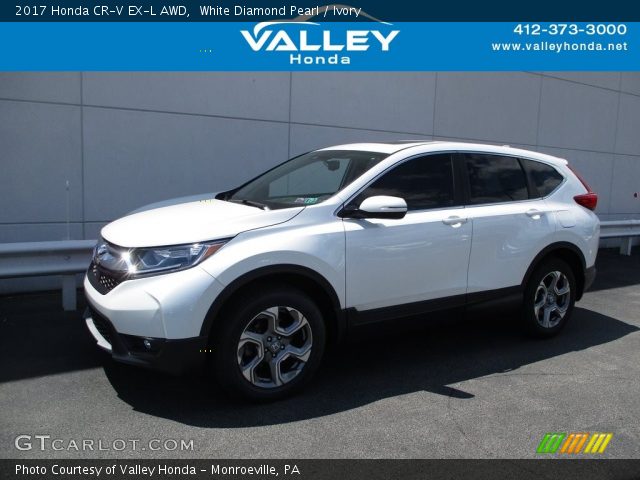 2017 Honda CR-V EX-L AWD in White Diamond Pearl