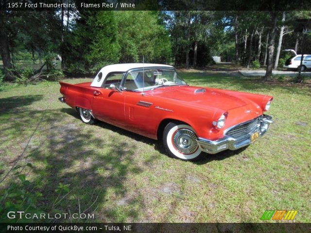 1957 Ford Thunderbird  in Flames Red