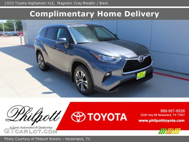 2020 Toyota Highlander XLE in Magnetic Gray Metallic
