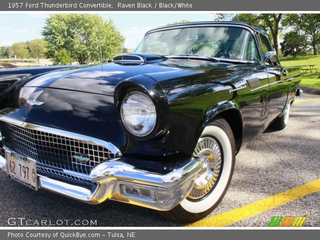 1957 Ford Thunderbird Convertible in Raven Black