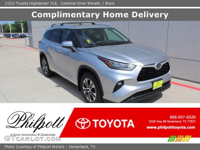 2020 Toyota Highlander XLE in Celestial Silver Metallic