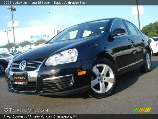 2008 Volkswagen Jetta SE Sedan in Black