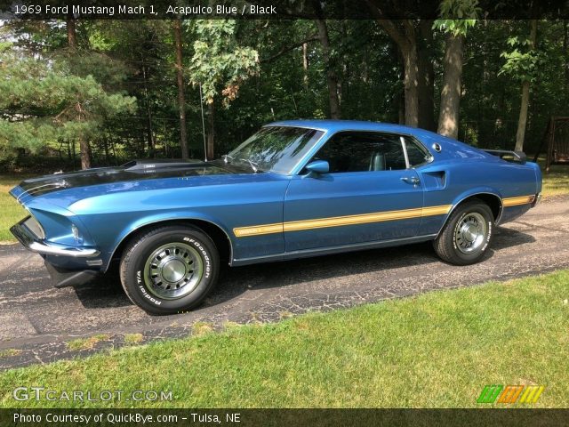 1969 Ford Mustang Mach 1 in Acapulco Blue