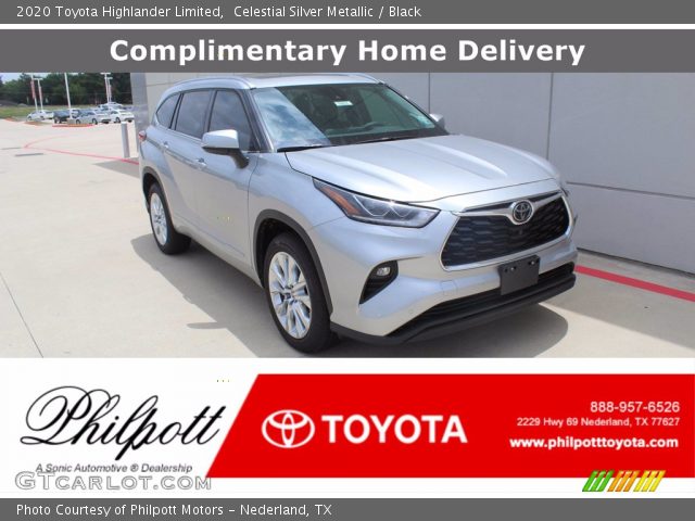 2020 Toyota Highlander Limited in Celestial Silver Metallic