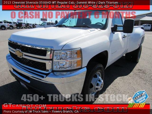 2013 Chevrolet Silverado 3500HD WT Regular Cab in Summit White