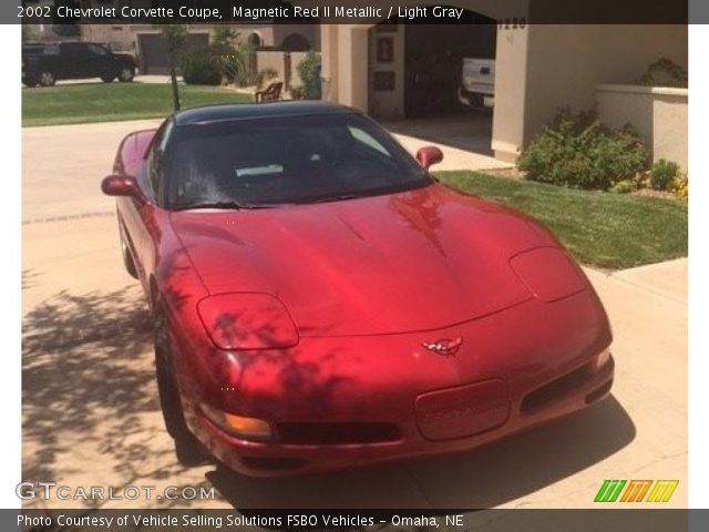 2002 Chevrolet Corvette Coupe in Magnetic Red II Metallic