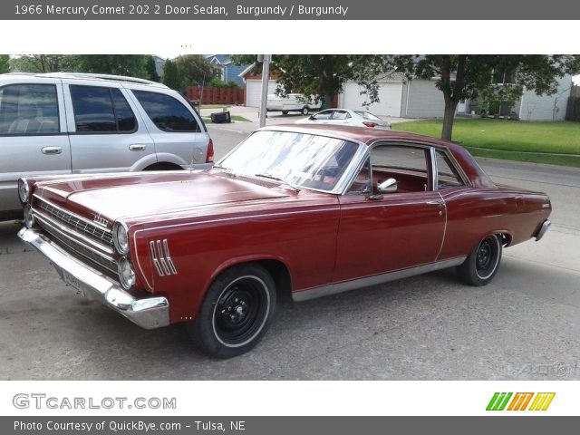 1966 Mercury Comet 202 2 Door Sedan in Burgundy