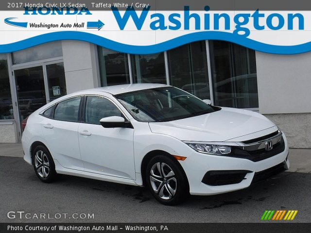 2017 Honda Civic LX Sedan in Taffeta White