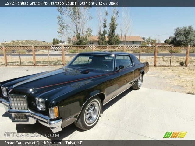 1972 Pontiac Grand Prix Hardtop Coupe in Starlight Black