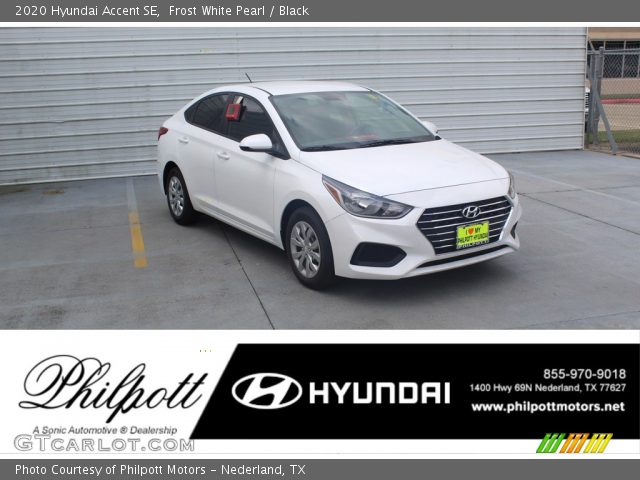 2020 Hyundai Accent SE in Frost White Pearl