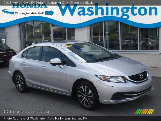 2015 Honda Civic EX Sedan in Alabaster Silver Metallic