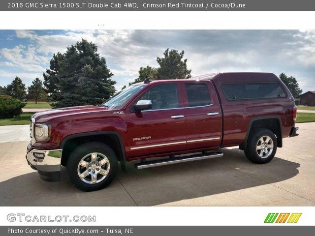 2016 GMC Sierra 1500 SLT Double Cab 4WD in Crimson Red Tintcoat