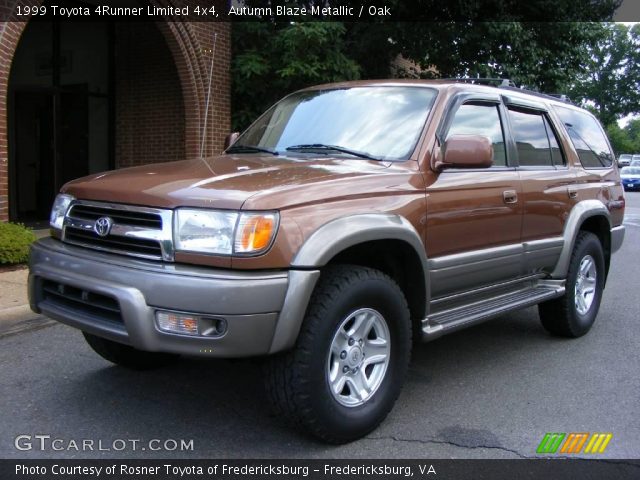 1999 Toyota 4Runner Limited 4x4 in Autumn Blaze Metallic