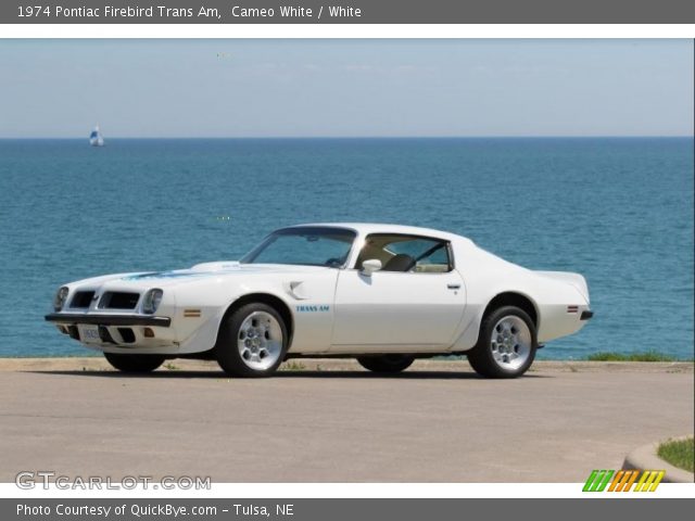 1974 Pontiac Firebird Trans Am in Cameo White