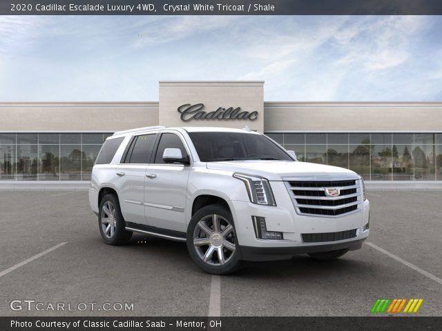 2020 Cadillac Escalade Luxury 4WD in Crystal White Tricoat
