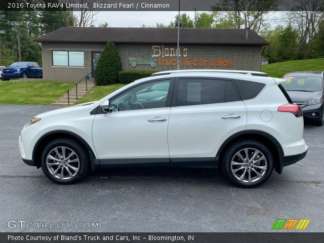 2016 Toyota RAV4 Limited in Blizzard Pearl