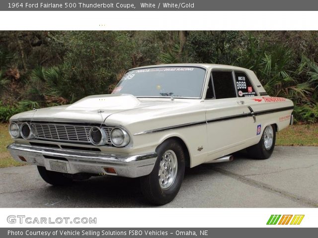 1964 Ford Fairlane 500 Thunderbolt Coupe in White