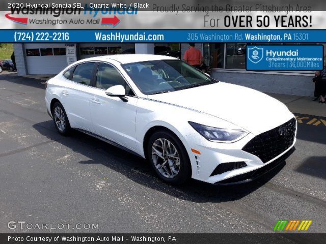 2020 Hyundai Sonata SEL in Quartz White