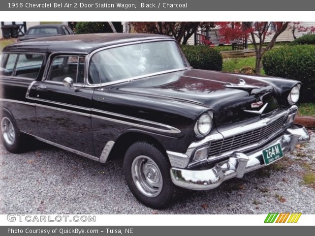 1956 Chevrolet Bel Air 2 Door Station Wagon in Black