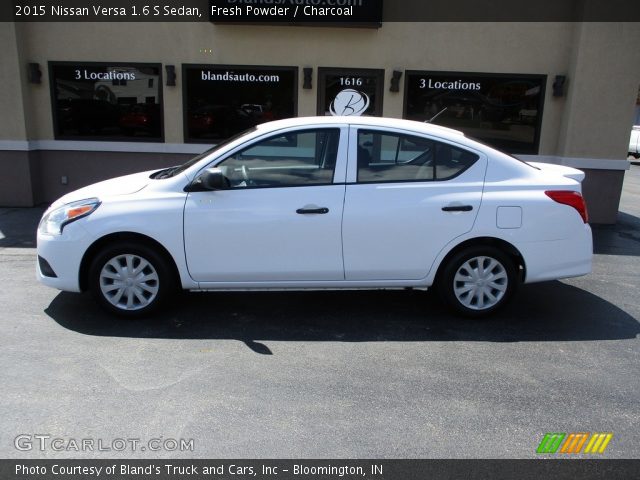 2015 Nissan Versa 1.6 S Sedan in Fresh Powder